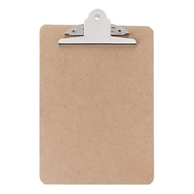 Tablas Sujetapapeles Clipboard Madera Tamaño Carta 6 Piezas