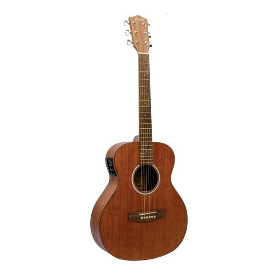 Guitarra Electroacustica Bamboo 38 Caoba Y Funda