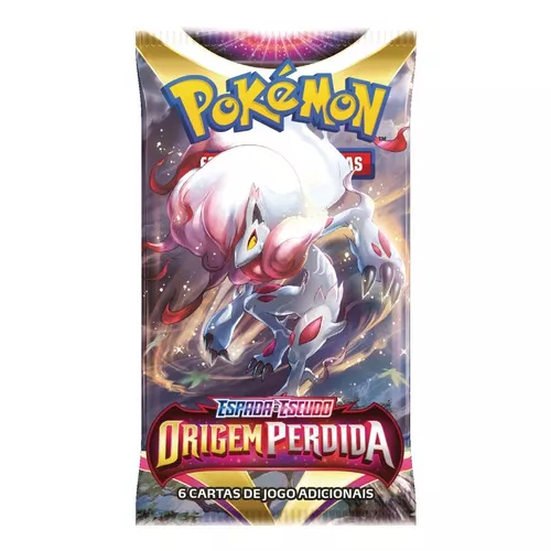 Kit de Cartas Pokemon Blister Triplo Origem Perdida 3 Pacotes + 1 Carta  Croagunk - Azul