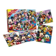 4 Puzzles Rompecabezas Disney Mickey Y Sus Amigos Tapimovil