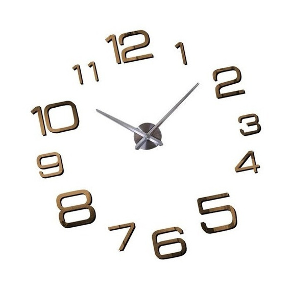 Reloj De Pared 3d 80cm-99cm Expandible