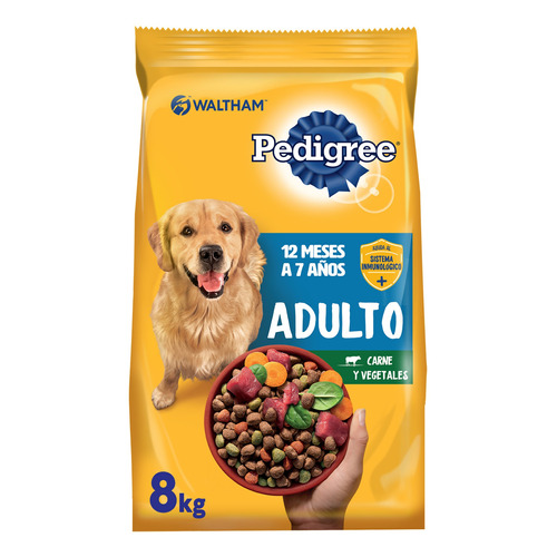 Pedigree Alimento Seco Perro Adulto Carne Y Vegetales 8kg