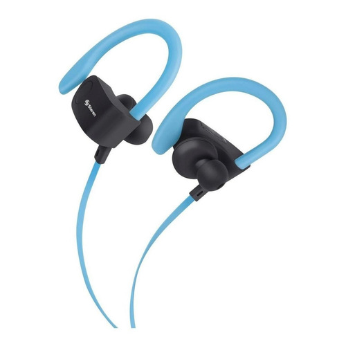 Audífonos Bluetooth Steren AUD-795 Azul Sport Free con Cable Plano