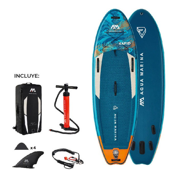 Stand Up Paddle Rapid 2022 / Sup Aqua Marina Color Azul