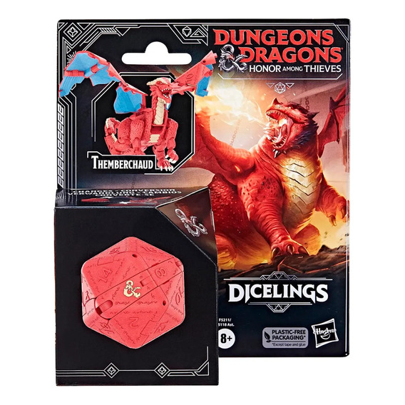 Jueguete Dragon Rojo Dado Hasbro 10cm Themberchaud Febo 