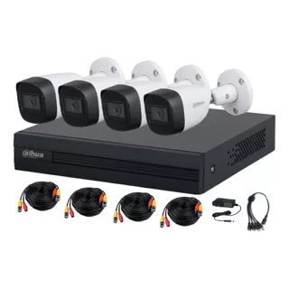 Kit 4 Camaras Bullet 5mp Audio Metalicas Dvr Wizsense