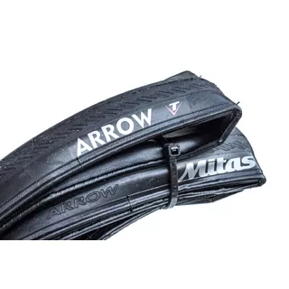 Cubierta R700 X 25c Mitas Arrow R16 Racing Pro Weltex Kevlr Color Negro