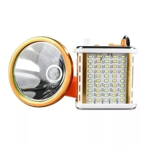 Foco LED Luz blanca o roja 1200 watts H67 Con batería recargable