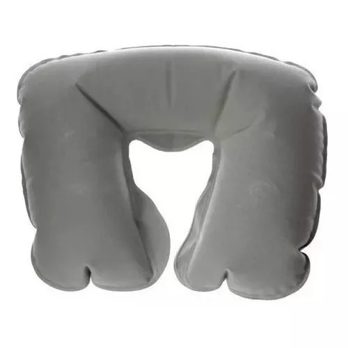 Almohada Viaje Inflable Cuellera Afelpada