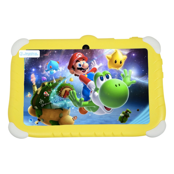 Mario Bros Tablet 7¨ Hd Android 13 32gb Y 2gb Ram Amarillo