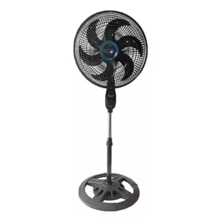 Ventilador Chão Solaris Fs1608 Preto Com 6 Pás De  Plástico, 50 cm De Diâmetro 60hz 220 v