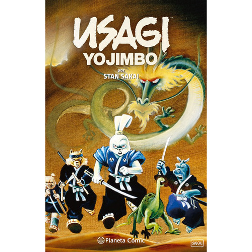 Usagi Yojimbo Fantagraphics Integral Nãâº 01/02, De Sakai, Stan. Editorial Planeta Cómic, Tapa Blanda En Español