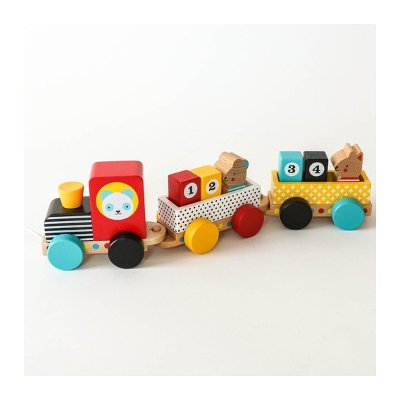 Tren De Madera Para Niños Marca Petit Collage