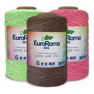 Barbante Euroroma 1,8 Kg Fio 6 Big Cone - Cores