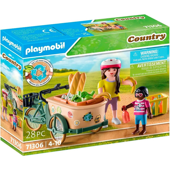 Cargo Bike Playmobil Country 28 Pcs 4-10 71306