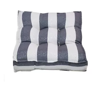 Futon 55x55 Listrado Almofada Assento Turco Shelter