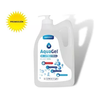 Gel Antibacterial Aquagel 70%, 5 Lt Con Dispensador