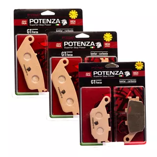 Kit Pastilha Potenza Diant+tras Versys 650 Abs 226+174gt