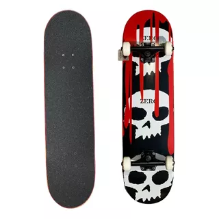 Skate Completo Importado Zero Maple Skull Blood 7.75 