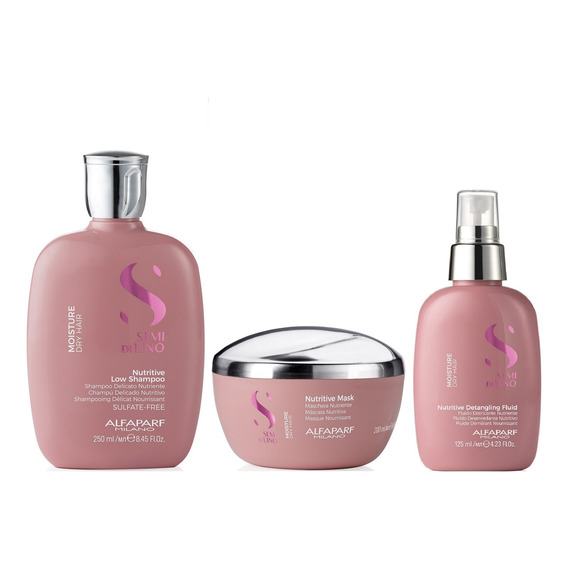 Shampoo 250ml + Mascarilla + Spray Alfaparf Moisture