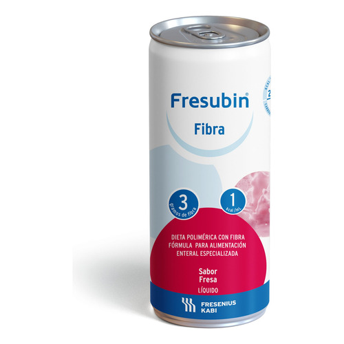 Pack 30 Pz Fresubin Fibra 236ml Fresenius Sabor Fresa