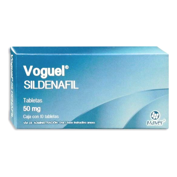 Sildenafil 50 Mg Voguel Caja 10 Tabletas Genérico De Viagra