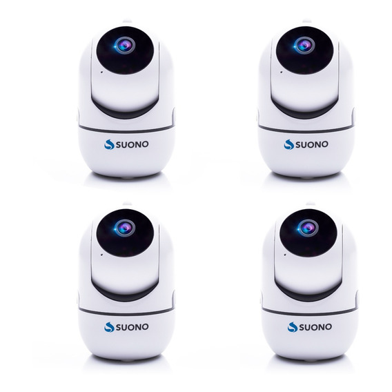 Pack X4 Camaras Robotica Motorizada 360 Vision Nocturna Wifi