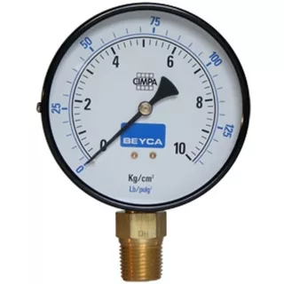 Manómetro 0-10 Kg/cm2 Mm4-38 Beyca (100 Mm)