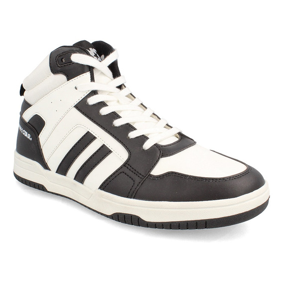 Zapatilla Hombre North Star Hem Negro Blanco