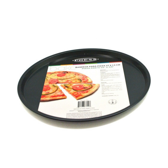 Bandeja Para Pizza De 37m X 1.5cm Color Negro