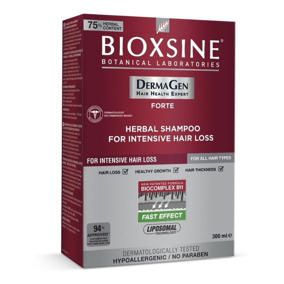 Shampoo Anticaida Bioxsine Forte 300 Ml Para Caida Capilar