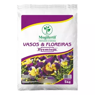 Substrato Vasos E Floreiras Premium Mogifertil Orgânico 5 Kg