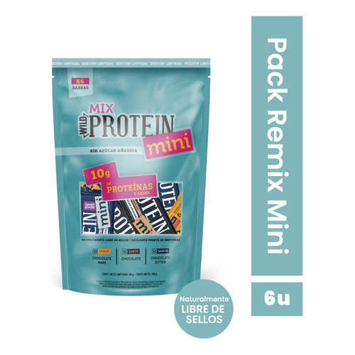 Doypack Wild Protein Mini Remix 6 Unidades