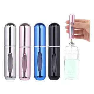 4pcs Mini Atomizador Para Perfume,botella Portatil Viaje 5ml