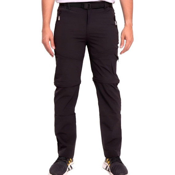 Pantalon Trekking Secado Rapido Hombre Desmontable Upf50