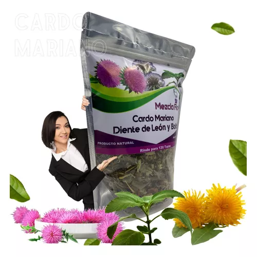 Te Desintoxicar Higado Graso Té Herbal Te Cardo Mariano 150