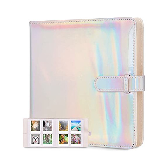 Album De Fotos 256div 90x75mm Para Instax Sq1 Sq6 Sq20 Plata