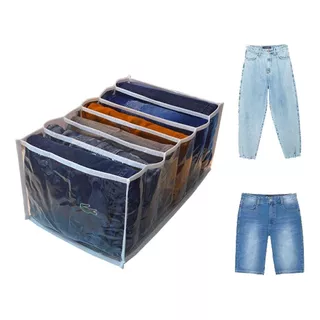 Organizador De Calça Jeans E Bermudas Com 6 Espaços Promoção