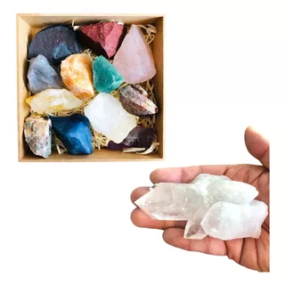 Kit Coleção Pedras + Drusa Cristal (decoração Bons Fluídos)
