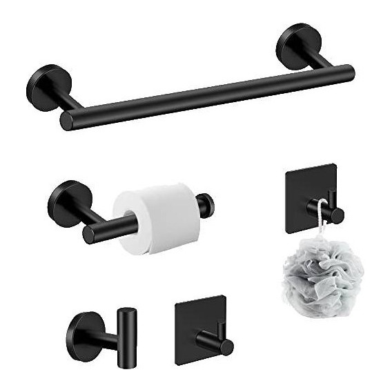 Juego Sets De Accesorios Para Baño Inoxidable 5 Piezas