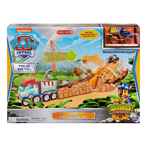 Paw Patrol Tiranosaurio Rex Set De Rescate Chase Art17701