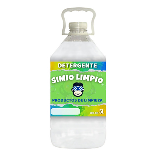 Detergente Jabon Liquido Ropa Blanca - Simio Limpio