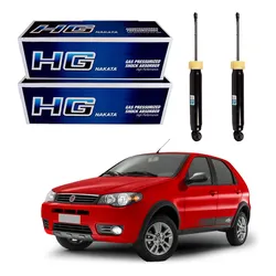  Par Amortecedor Traseiro Fiat Palio Way 1.0 2013 A 2017