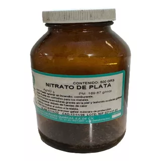 Nitrato De Plata 500 Gr
