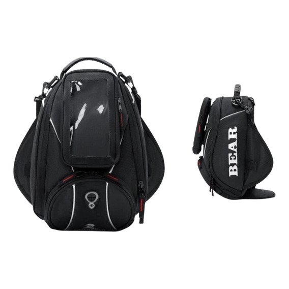 Tank Bag Para Moto Universal Con Porta Celular Ajustable