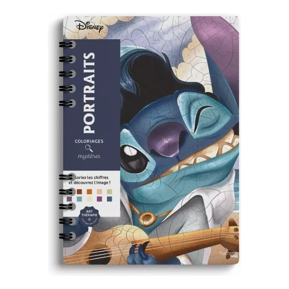 Colorea Y Descubre El Misterio Disney Portraits Stitch