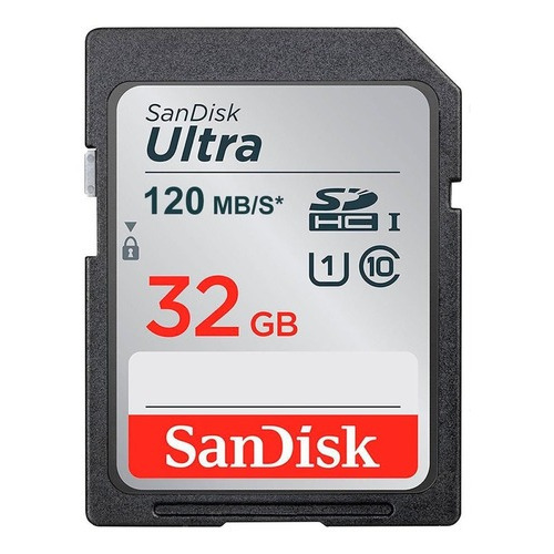 Sandisk Tarjeta De Memoria Ultra Sdhc Uhs-i 32 Gb 120 Mb/s