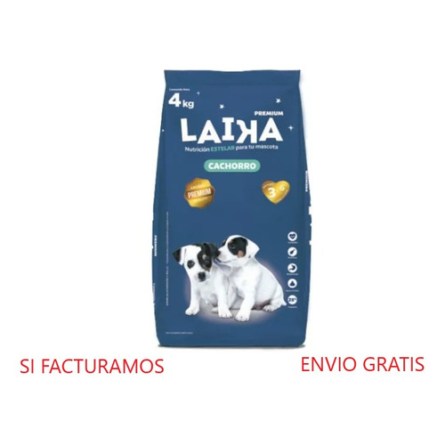 Laika Croquetas Para Perros Cachorros 4 Kg