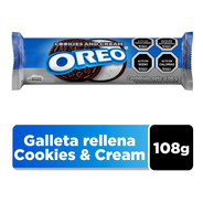Galletas Oreo® De Chocolate Rellena Con Cookies & Cream 108g