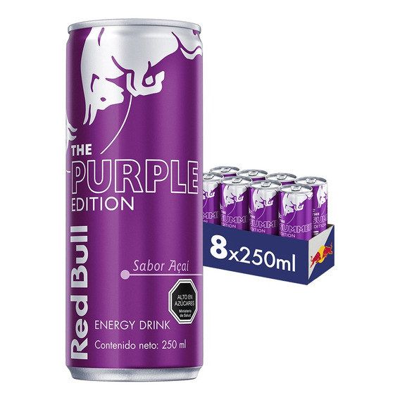 Red Bull Bebida Energética Pack 8 Latas Acai 250ml